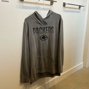 Grey Green Bay Packers hoodie